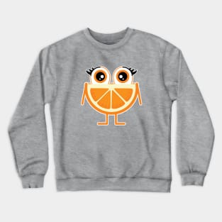 Funny Orange Crewneck Sweatshirt